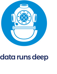 Data Runs Deep logo